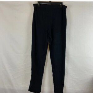Lilly Pulitzer  100% cashmere black elastic waist  straight leg  pants size L